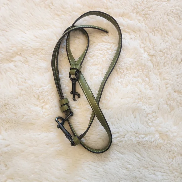 Coach Kacey Satchel In Olive Green CC838 New With Tags - Picture 8 of 14